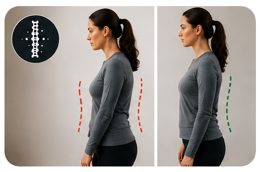 Posture illustration for movement assessment